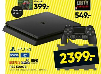 Bilka Ps4 500gb tilbud