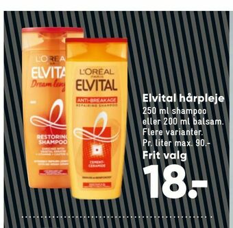 Bilka Elvital hårpleje tilbud