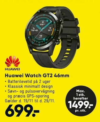 Bilka Huawei Watch GT2 46mm tilbud