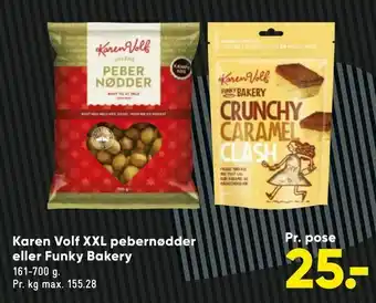Bilka Karen Volf XXL pebernødder eller Funky Bakery tilbud