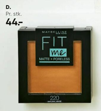 Bilka Fit Me powder tilbud