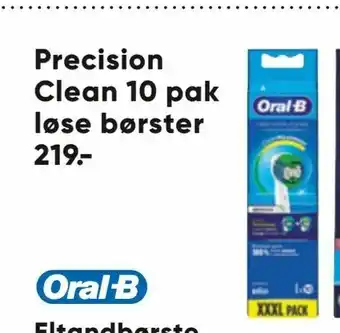 Bilka Precision Clean 10 pak løse børster tilbud