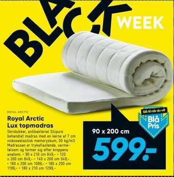 Bilka Royal Arctic Lux topmadras tilbud