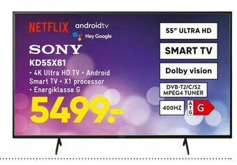 Bilka Sony Kd55x81 tilbud