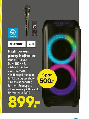High power party højttaler