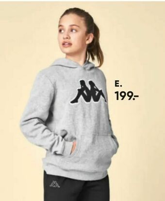 Bilka Kappa hoodie tilbud