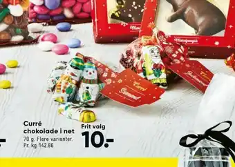 Bilka Curré chokolade i net tilbud