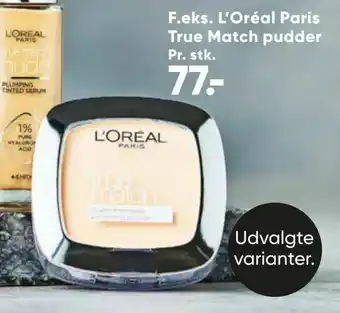 Bilka L'Oréal Paris True Match pudder tilbud