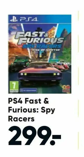 Bilka PS4 Fast & Furious: Spy Racers tilbud