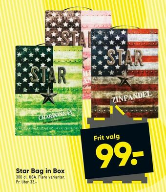 Bilka Star Bag in Box tilbud