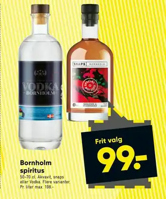 Bilka Bornholm spiritus tilbud