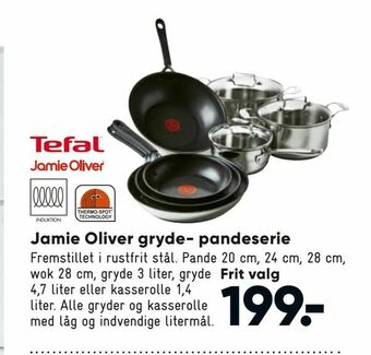 Bilka Jamie Oliver gryde- pandeserie tilbud
