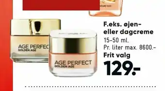 Øjen eller dagcreme