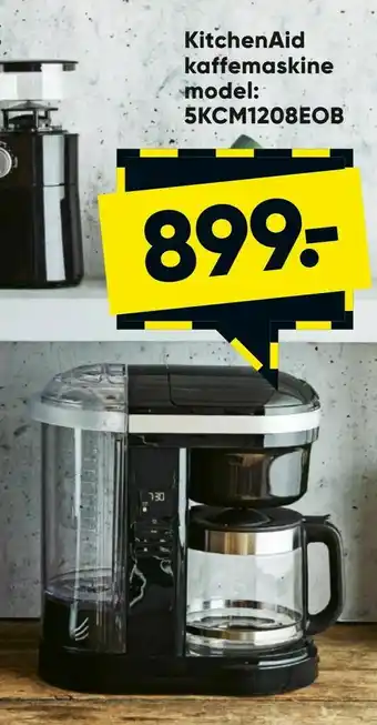 Bilka KitchenAid kaffemaskine model: 5KCM1208EOB tilbud