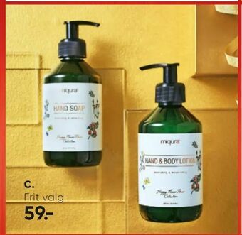 Bilka Miqura håndsæbe eller hånd- og bodylotion tilbud