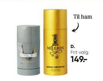 Bilka Paco Rabanne deodorant tilbud