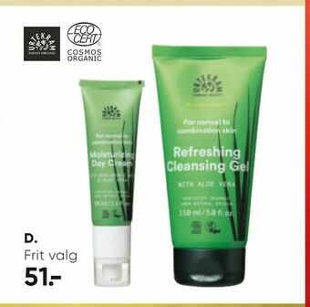 Bilka Urtekram hudpleje tilbud