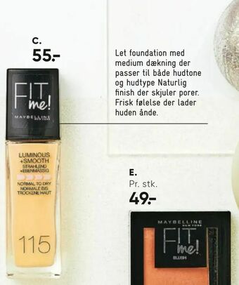Bilka Fit Me foundation eller concealer tilbud