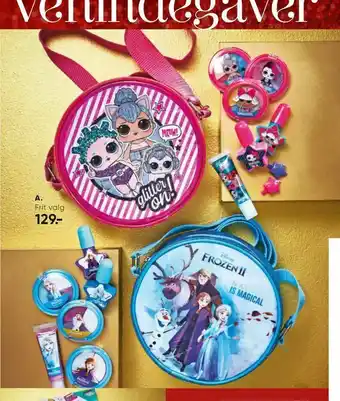 Bilka Frozen eller LOL makeup taske tilbud