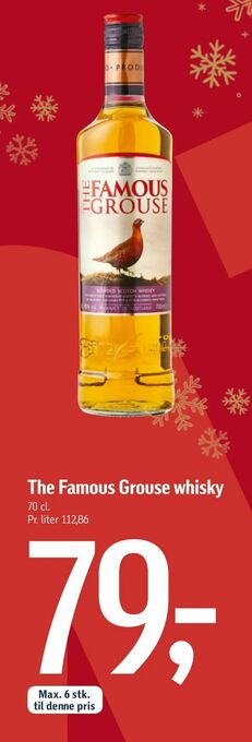 Føtex The Famous Grouse whisky tilbud