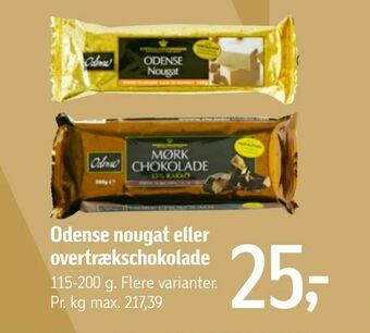 Føtex Odense nougat eller overtrækschokolade tilbud