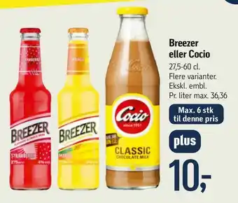 Føtex Breezer eller Cocio tilbud