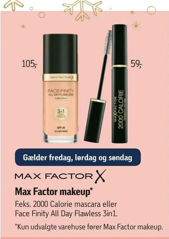 Føtex Max Factor makeup tilbud