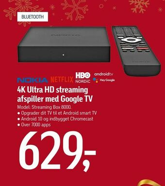 Føtex 4K Ultra HD streaming afspiller med Google TV tilbud