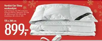 Føtex Nordisk Fjer Sleep moskusdyne tilbud