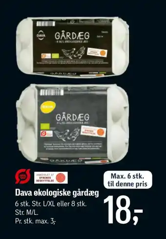 Føtex Dava økologiske gårdæg tilbud