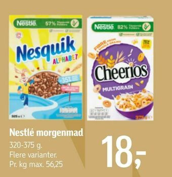 Føtex Nestlé morgenmad tilbud