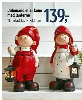 Føtex Julemand eller kone med lanterne tilbud