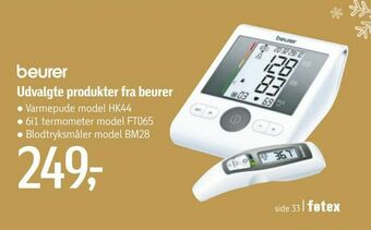 Føtex Udvalgte produkter fra beurer tilbud