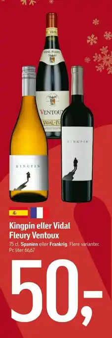 Føtex Kingpin eller Vidal Fleury Ventoux tilbud