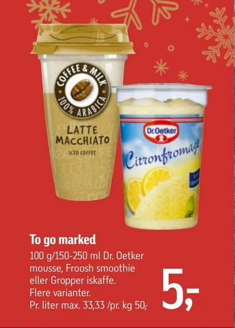 Føtex To go marked tilbud