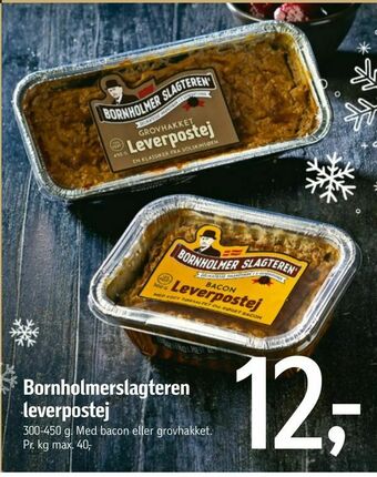 Føtex Bornholmerslagteren leverpostej tilbud