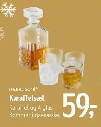 Karaffelsæt