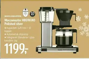 Føtex Moccamaster HBG961AO tilbud