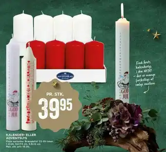 Kalender- eller adventslys