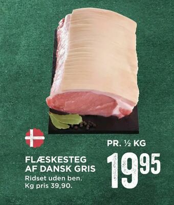 MENY Flæskesteg af dansk gris tilbud