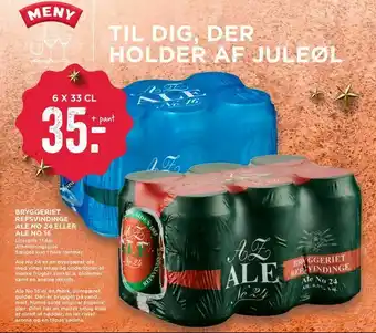 Bryggeriet refsvindinge ale no 24 eller ale no 16