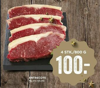 MENY Entrecote tilbud