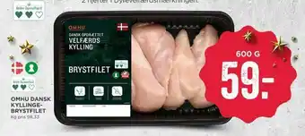MENY Omhu dansk kyllinge- brystfilet tilbud