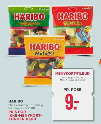 MENY Haribo tilbud