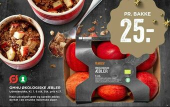 MENY Omhu økologiske æbler tilbud