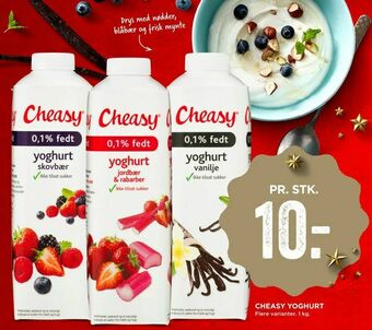 MENY Cheasy yoghurt tilbud