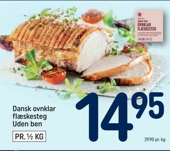 REMA 1000 Dansk ovnklar flæskesteg Uden ben tilbud