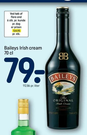 REMA 1000 Baileys Irish cream tilbud