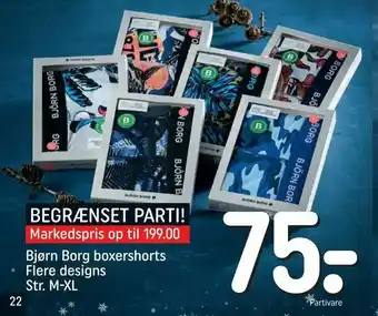 REMA 1000 Bjørn Borg boxershorts Flere designs tilbud