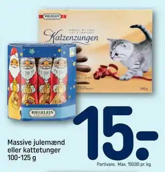 Massive julemænd eller kattetunger